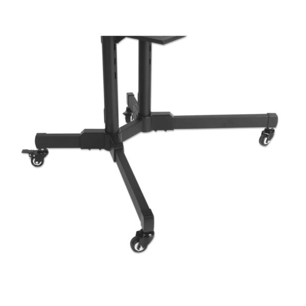 Economy Height-Adjustable Multimedia TV Cart - Image 4