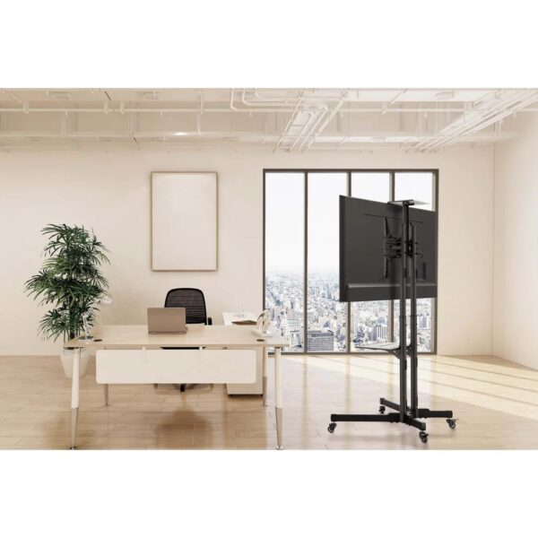 Economy Height-Adjustable Multimedia TV Cart - Image 5
