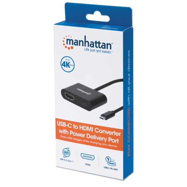 Converter USB Type-C to HDMI with Power Delivery