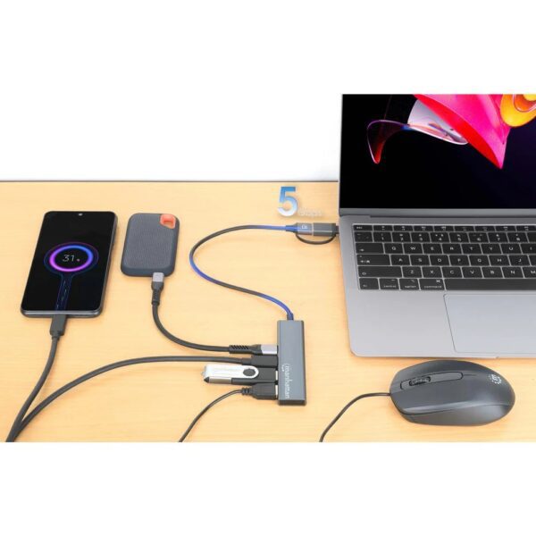4-Port USB 3.0 Type-C / Type-A Combo Hub 2x2 - Image 7