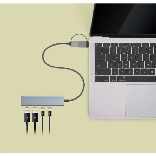 4-Port USB 3.0 Type-C / Type-A Combo Hub 2x2 - Image 8