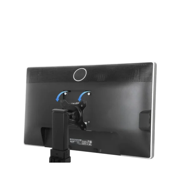 Height Adjustable Gas Spring Single Monitor Desktop Stand - Image 2