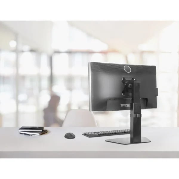 Height Adjustable Gas Spring Single Monitor Desktop Stand - Image 4
